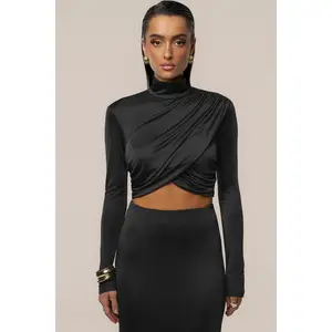Black Nessa Slinky Top