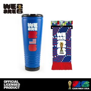 The Ultimate Official FIFA World Cup 2026 24oz Horn-Cup Loud Cup Blow Cheer & Sip Mega Bundle Good quality rowdy cup Make some noise,World Cup Cheer Pack Complete Game Day Fan Accessory Drinkware Tumbler Bottle summerwins America250 Independenceday
