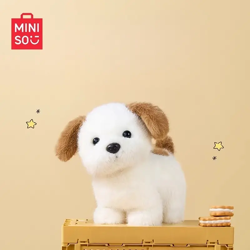 Miniso Buddy Good Friend Series The Proud Puppy Collectible Gift for Puppy Lovers & Friendship Enthusiasts Charming Display Item#Summervibes, Cute Collectibles, Cartoon Animal Stuffed Toys, Back To School, Cute Plush Charm