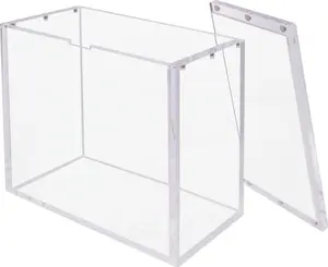 Acrylic Booster Box Display - UV Protected, Non-PVC Materials - Organiser Cover