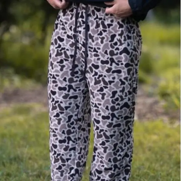 Camo Sherpa Sleep Pants | Combat Waterfowl