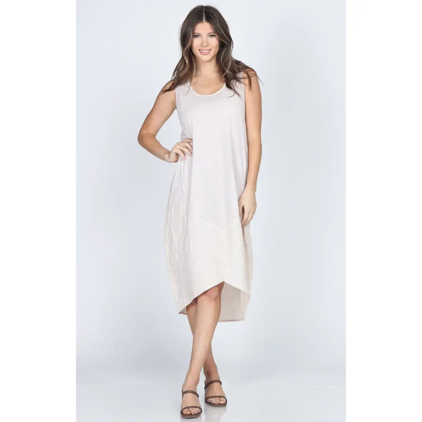 M. Rena Luxury Cocoon Midi Dress