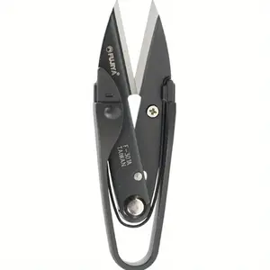 Premium Carbon Steel Spring-Loaded Scissors - Anti-Slip Grip For Easy Use On Fabric, Thread & Faux Leather - Durable Tailoring And Crafting Tool