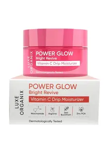 LUXE ORGANIX Power Glow Bright Revive Vitamin C Drip Moisturizer 50g Cream Nourishing