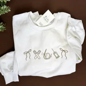 Phlebotomy icon crewneck sweatshirt | phlebotomy tech | neutral phlebotomist, stab lab aesthetic Comfort Pullover Casual Comfortable Sweatshirts