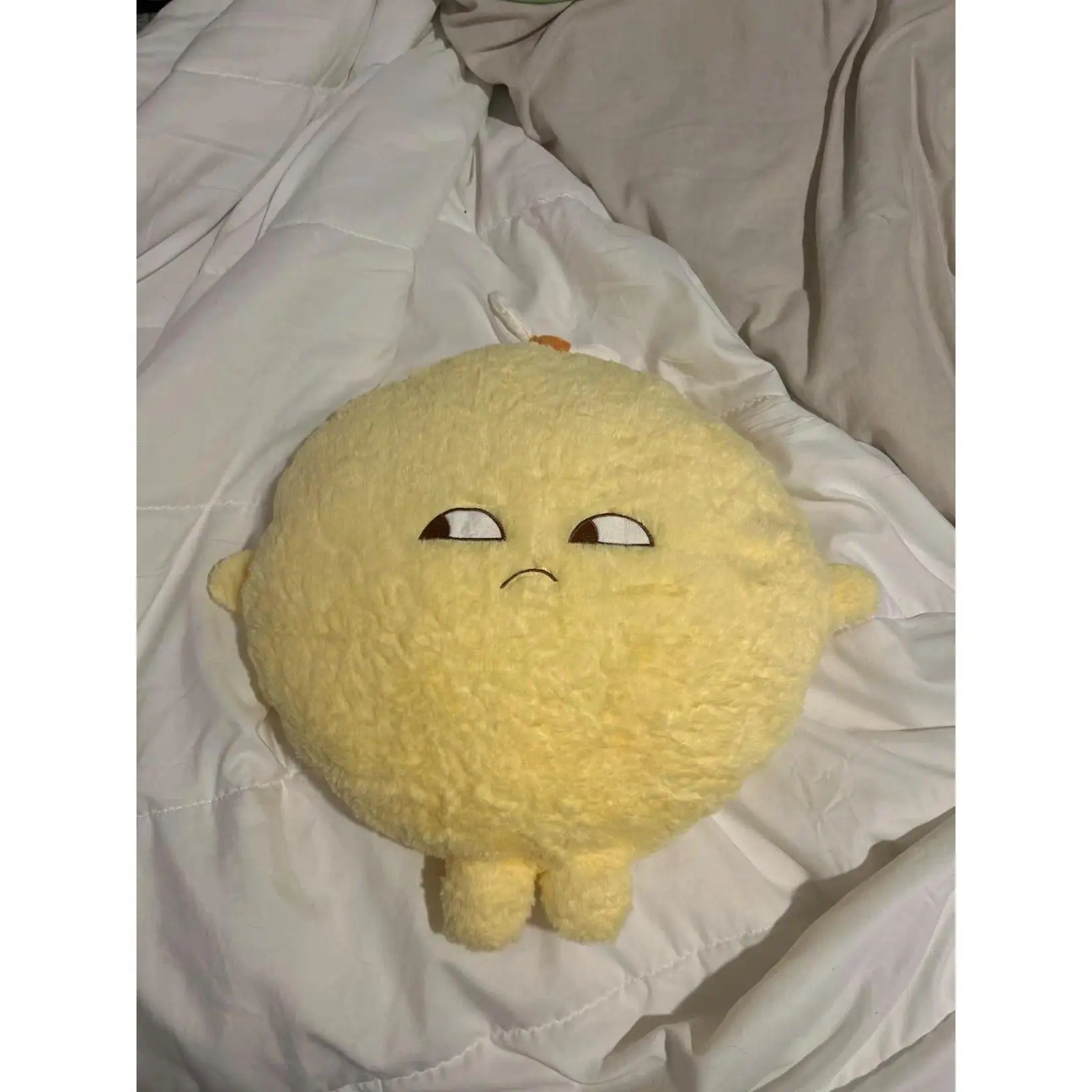 40cm Cute Rolling Eyes Lemon Plush Doll - Unisex Soft Pillow for Bedroom-Sofa Decoration & Sleep Companion (Toys & Hobbies Specialty DIY Supply), No
