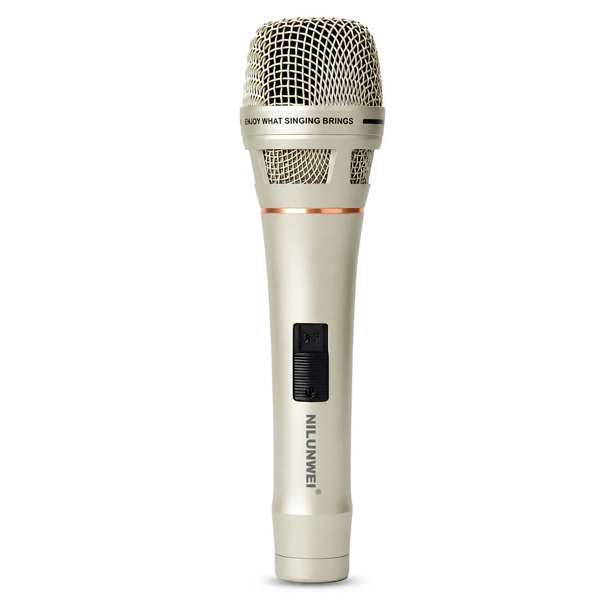 NILUNWEI YS36D Dynamic Vocal Microphone – Professional Handheld Cardioid XLR Mic for Singing, Live Performance, Studio Recording, Podcast & Broadcast