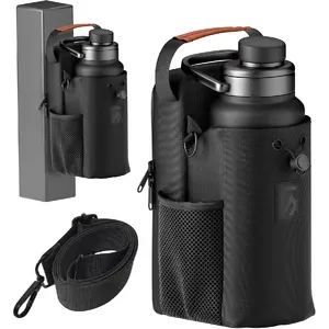 Magnetic Gym Bag Sling Bag for Men/Women,Magnetic Water Bottle Gym Bag Company,Cross Body Water Bottle Holder Bags for Travel, Work and Sports,Gym Accessories