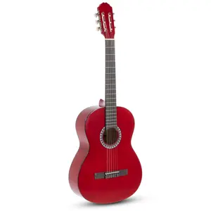 GEWA Basic Classical Guitar 1/2 Transparent Red