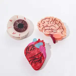 Personalized Brain Claw Hair Clip, Relaxing Hair Clip for Nurses Holiday, Personalized and Fun for women 1PC