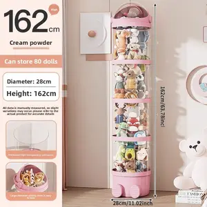 Miniature Figure Display Box Storage Box, Transparent Storage Rack for Small Collectibles and Plush Characters with Stackable Design