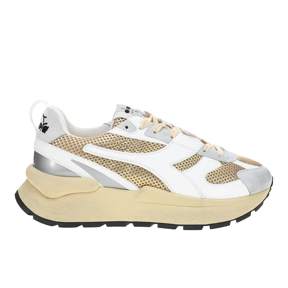 diadora Womens Mercury Elite Urban Lace Up Sneakers Shoes Casual - White