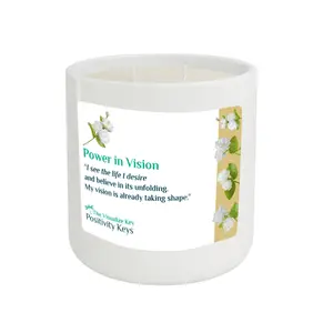 The Visualize Key Candle – Power in Vision | Ocean Air & Blue Lotus Clean & Mindful Candle