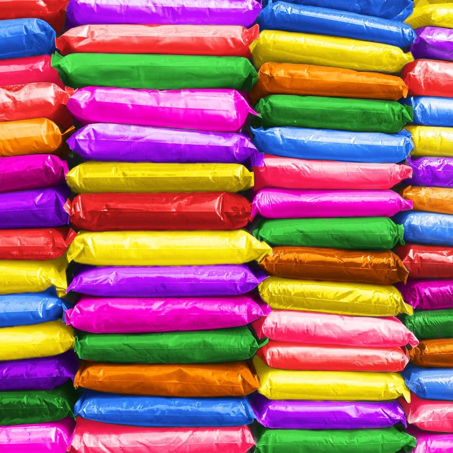 Holi  Color Run  Bulk, 48 Pack 2.8oz/80g Each  Assorted Color Rangoli , Washable Chalk   for Color War, Rangoli, Fun Run, Party & Festival
