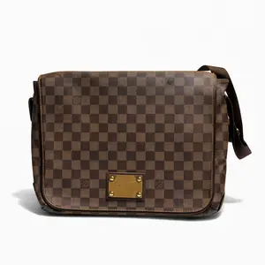 Pre-owned Louis Vuitton Damier Canvas Shoulder Bags BJ11099050115 Brooklyn Shoulder Bag