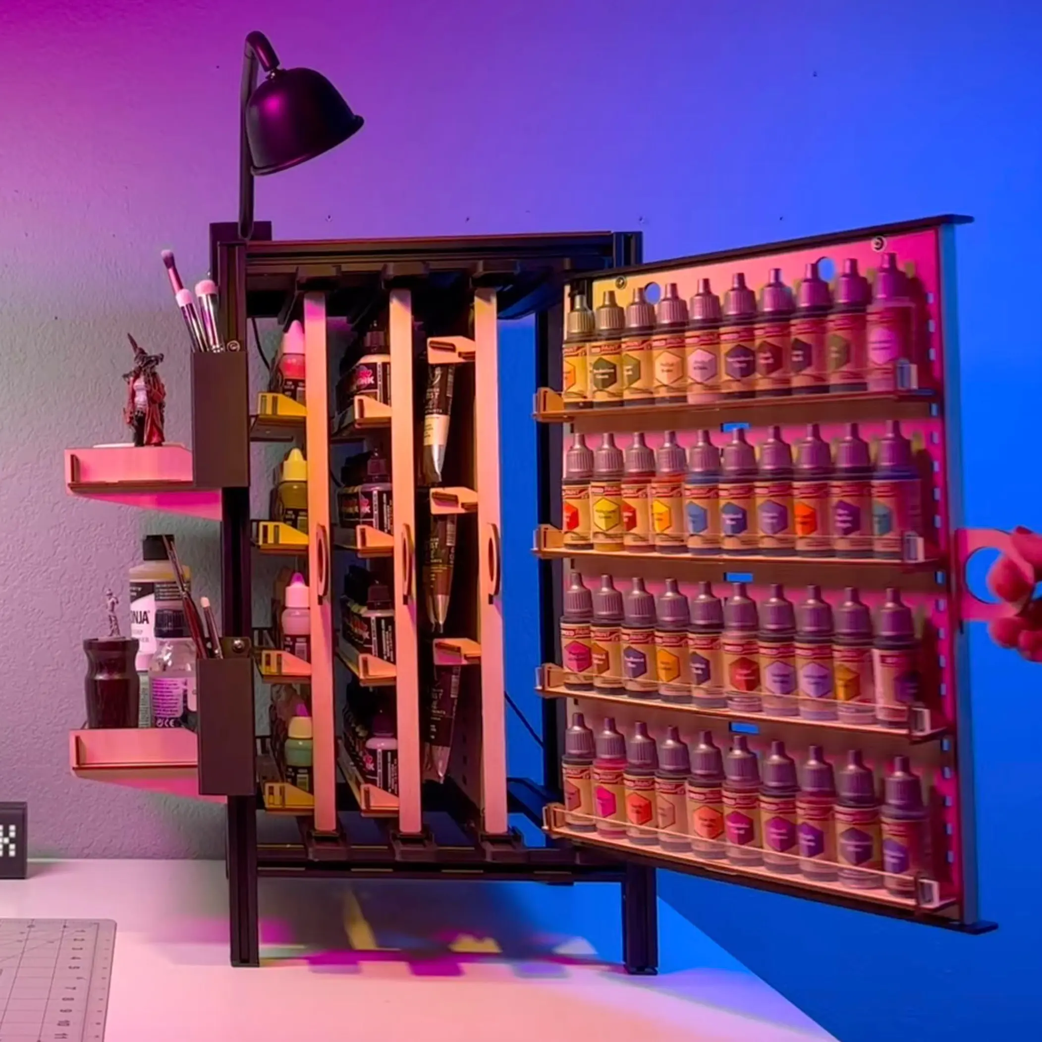 Mixrack Cub Paint Rack Storage System for Miniature Painters