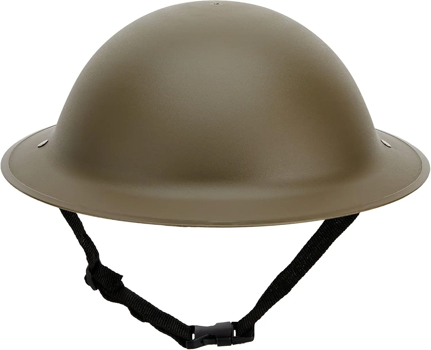 Adult WW2 Ally Military Army Helmet – Adjustable Strap – Lightweight Cosplay Helmet – Universal Size – Plastic with Elastic Foam Inside – Olive GreenGift.
