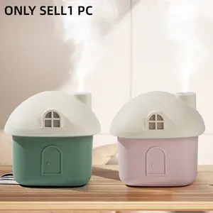 New Mini Desktop Humidifier, Small USB Silent Large Mist Home Bedroom, Seven Color Lights, Ideal for Indoor Use, Compact Design