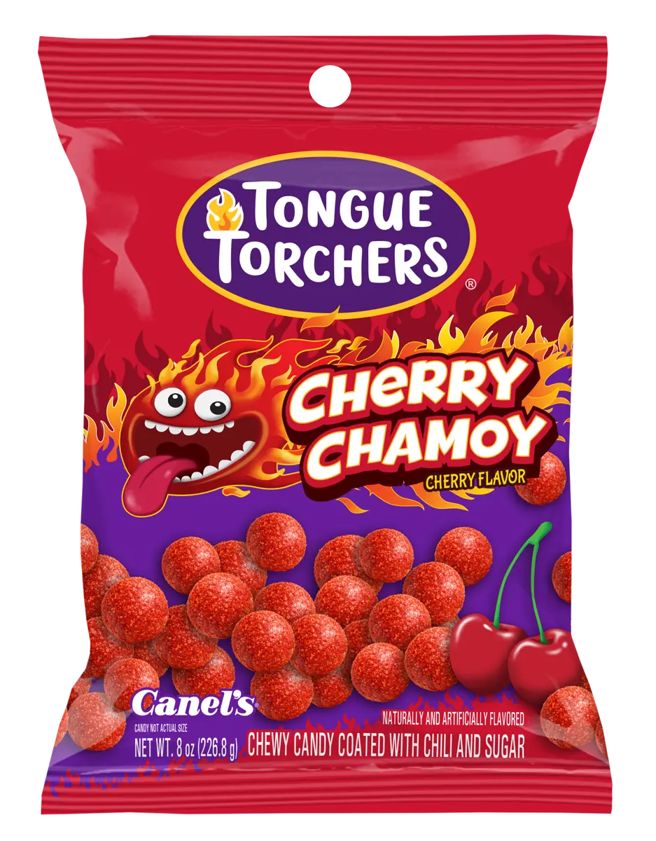 Canel's Cherry Chamoy Tongue Torchers Chewy Candy