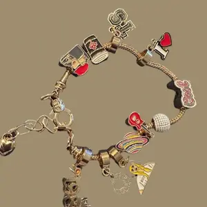 School House Bracelet - Colorful Beaded Design with Various Pendant Elements, Ideal for Personalization and Wear