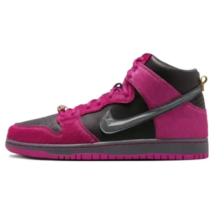 Nike SB Dunk High Run The Jewels Active Pink' Skate Shoes Unisex Black DX4356-600