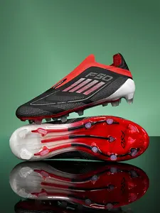 New Professional Soccer Shoes, Long Studs, Tpu Seamless Upper, Breathable, 5 Colors, Sizes 35-45, Outdoor Training, Indoor Five-A-Side
