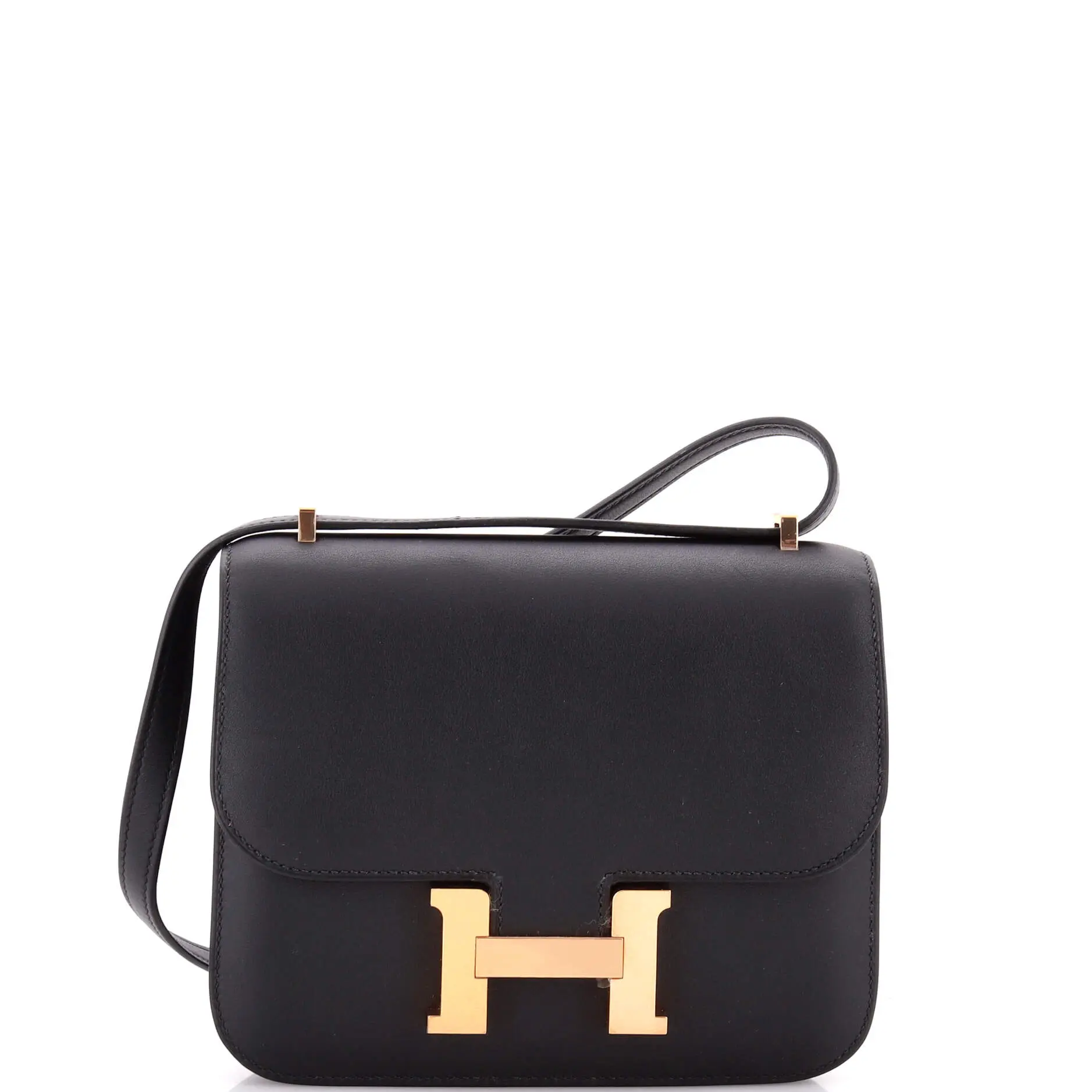 Pre-owned HERMÈS material Messenger Bags Hermes Constance Bag Swift 18 by Rebag