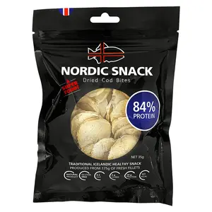 Dried Cod Bites, Hardfiskur Nordic Snack