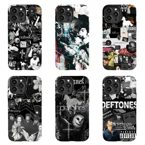 Deftones Retro Collage Series Phone Cases – Premium Protective Rubber Accessories, inspired by classic album covers (White Pony, Adrenaline), compatible with iPhone 11–17 Pro Max/Plus series and Samsung Galaxy S23 series.