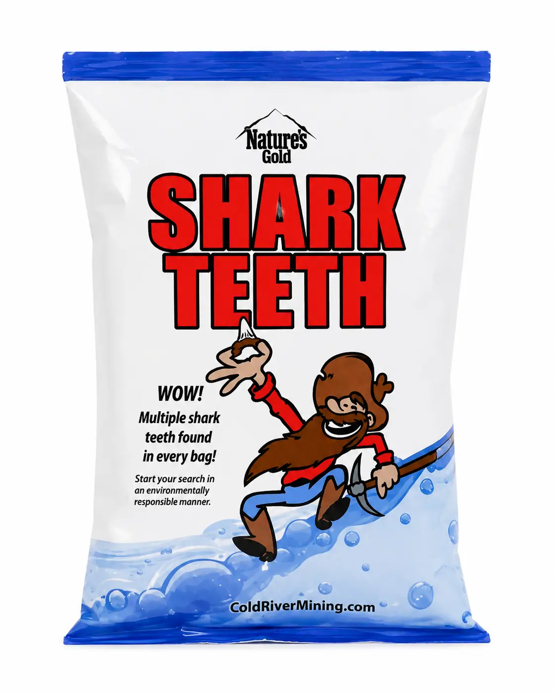 Small Shark Tooth Mining Bag – Fossil Shark Teeth Dig Kit | Educational Discovery Set for Collection & Learning