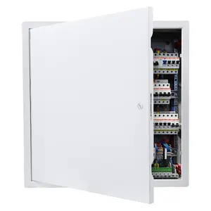 VEVOR Access Panel for Drywall, 19.2 x 19.2 in Galvanized Steel Access Door, Easy Install Hinged Service Panel with Screwdriver Latch, for Ceiling Plumbing Electrical, 18.4 x 18.4 in Cutout Size Whit
