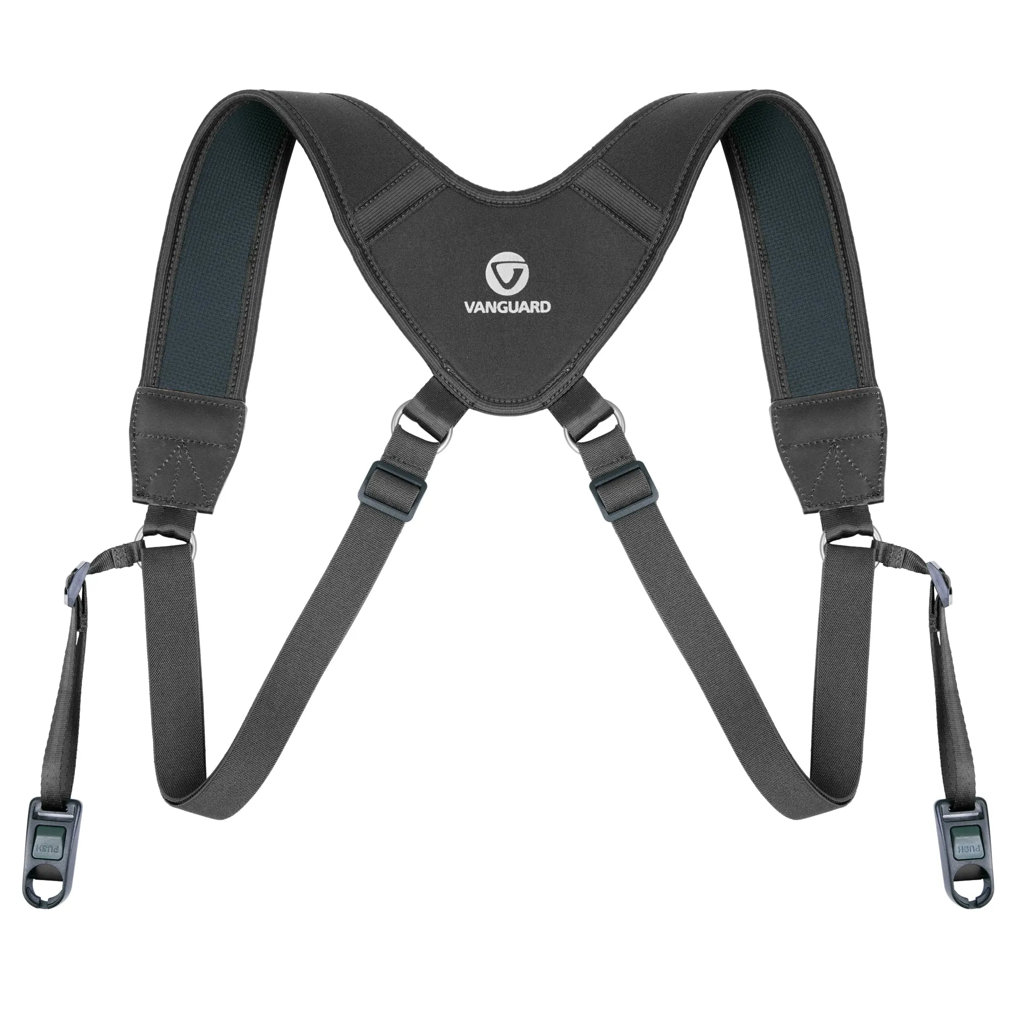 Vanguard VEO Optic Guard Deluxe Optics and Camera Harness Black for Birders with Quick Release System and Comfortable Neck Strap - Photography