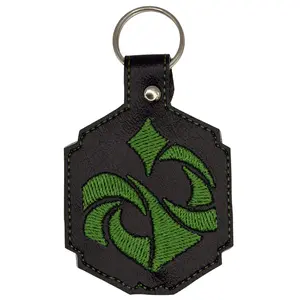 lorcana emerald keychain