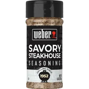 WEBER® SAVORY STEAKHOUSE SEASONING, 6.1 oz. (50721)