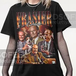 Frasier Crane Unique Vintage T-Shirt, Gift For Women and Man Unisex T-Shirt