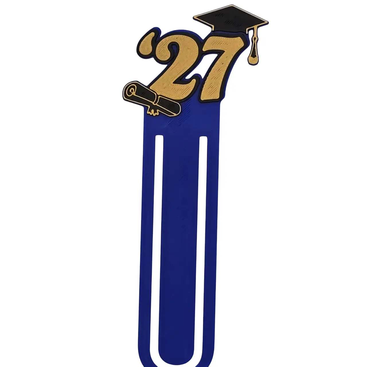 Class of 2027 Customizable Graduation Gift Bookmark - Personalized School Year Keepsake with Color Options for Seniors