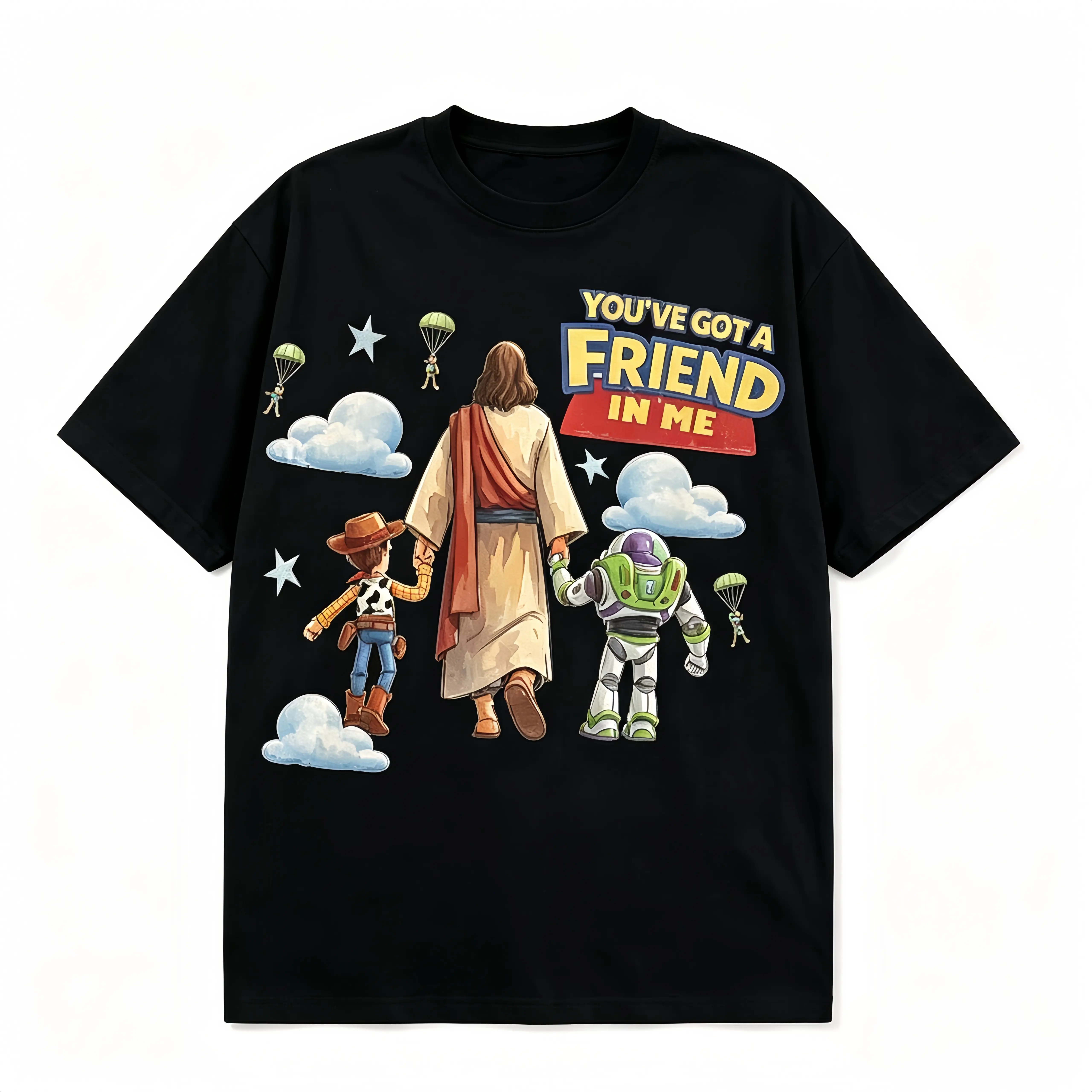 Retro Jesus You've Got A Friend In Me T-shirt, Jesus Story Tshirt, Faith Friendship Shirt, Jesus Tee, Christian Shirt