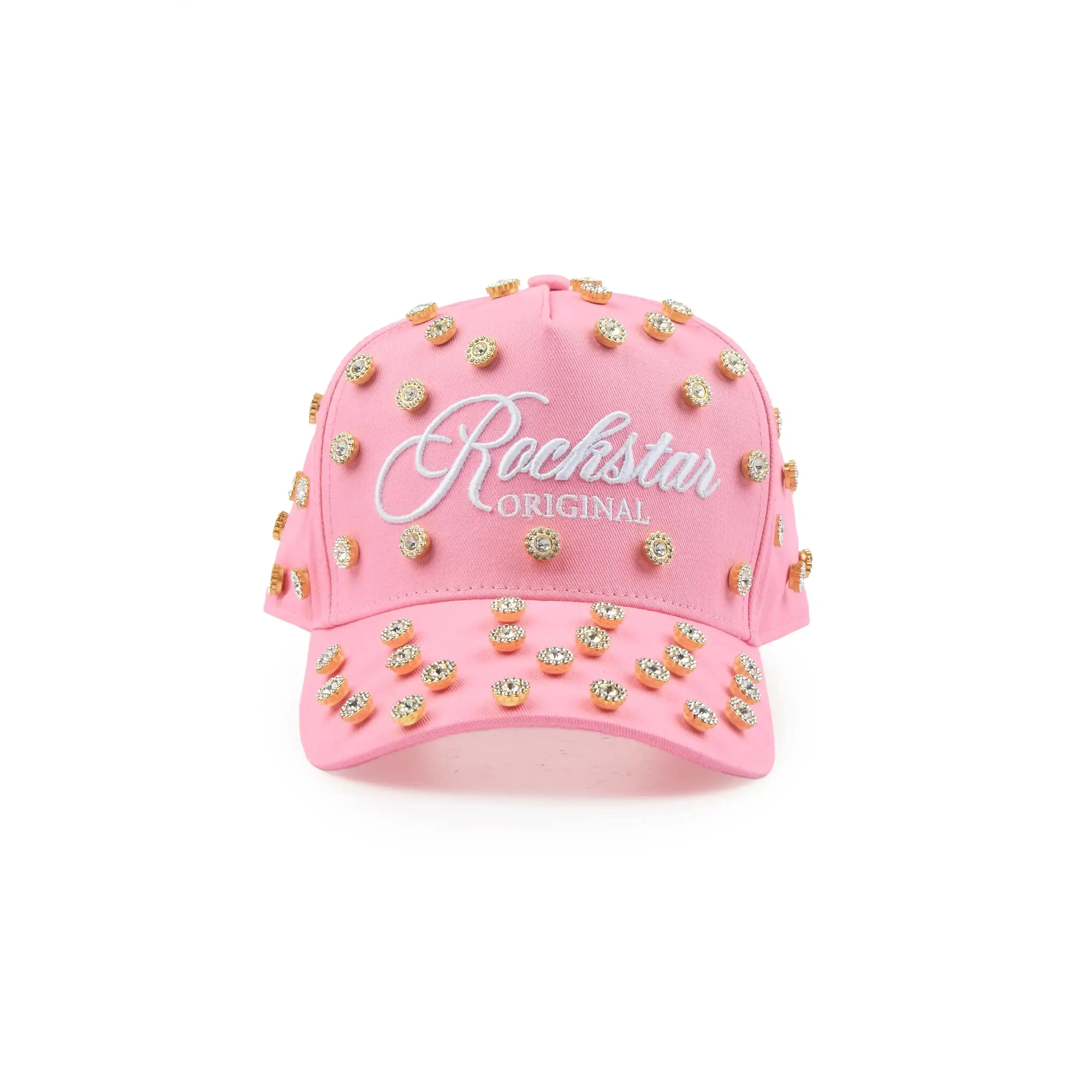 Shalawna Pink Rhinestone Trucker Hat Shalawna Pink Rhinestone Trucker Hat