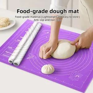 Eva Non-Stick Baking Pad, Bakeware, Silicone Material with Scale Design, Ideal for Kneading, Roasting, Bread Making, Suitable for Home Bakers