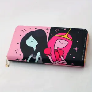 Cute Cartoon Women's Wallet Long Multi-Card Coin Purse Zipper Handbag Phone Bag, Stylish Ladies Accessory for Everyday Use