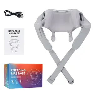 8-head trapezius massager, Deeply Relax the Body muscle. 2 Wearing Modes. NTC intelligent temperature control, Wireless, 3 Intensity.  Suitable for the neck, shoulders, back, waist, legs and hands. Detachable Design.