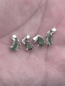 Sterling Silver Moldavite Pendant