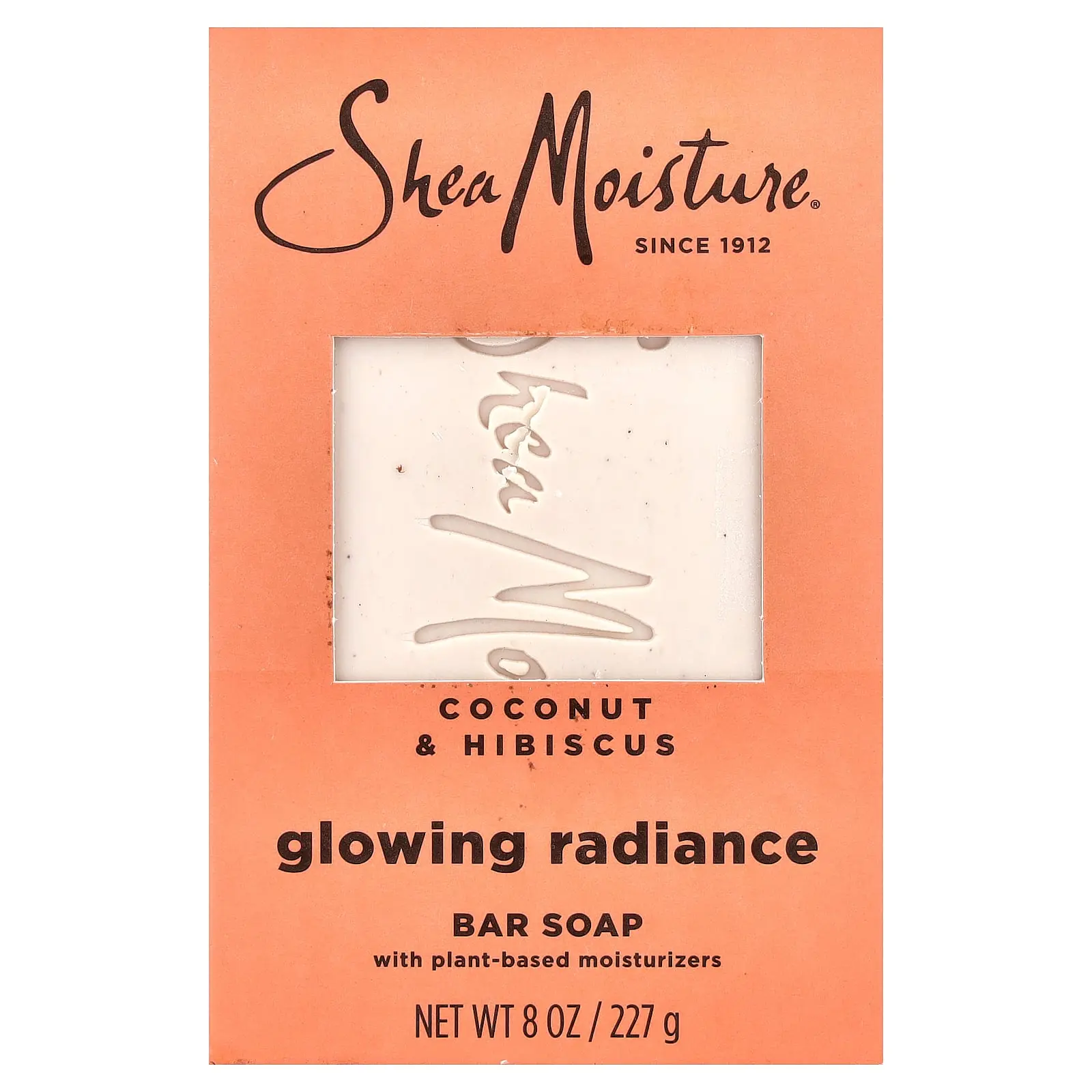 SheaMoisture Bar Soap, Glowing Radiance, Coconut & Hibiscus , 8 oz (227 g)