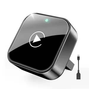 2026 Upgraded Wireless Carplay Adapter, Portable In-Car Display, 2-In-1 Wireless Carplay & Android Auto, Mini USB Design, Plug & Play