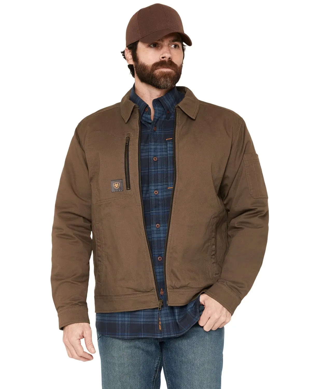 Ariat Men's Men'S Made Tough&Reg; Flannel Lined Insulated Shop Jacket - 10079843