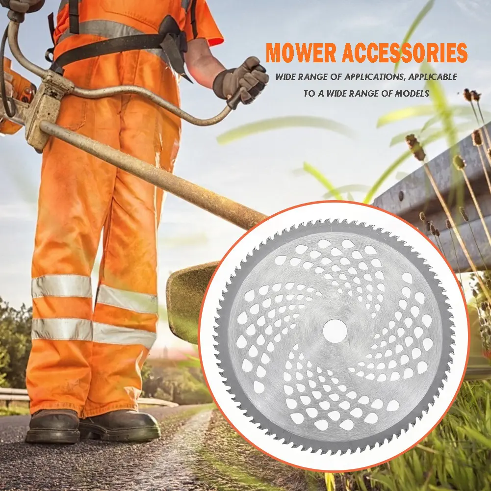 Lawn mower blade, round alloy saw blade