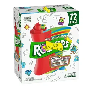 Fruit Roll-Ups Variety Pack – 72 Rolls (0.5 oz Each) | Strawberry Blast & Tropical Tie Dye | Gelatin & Gluten Free | Good Source of Vitamin C