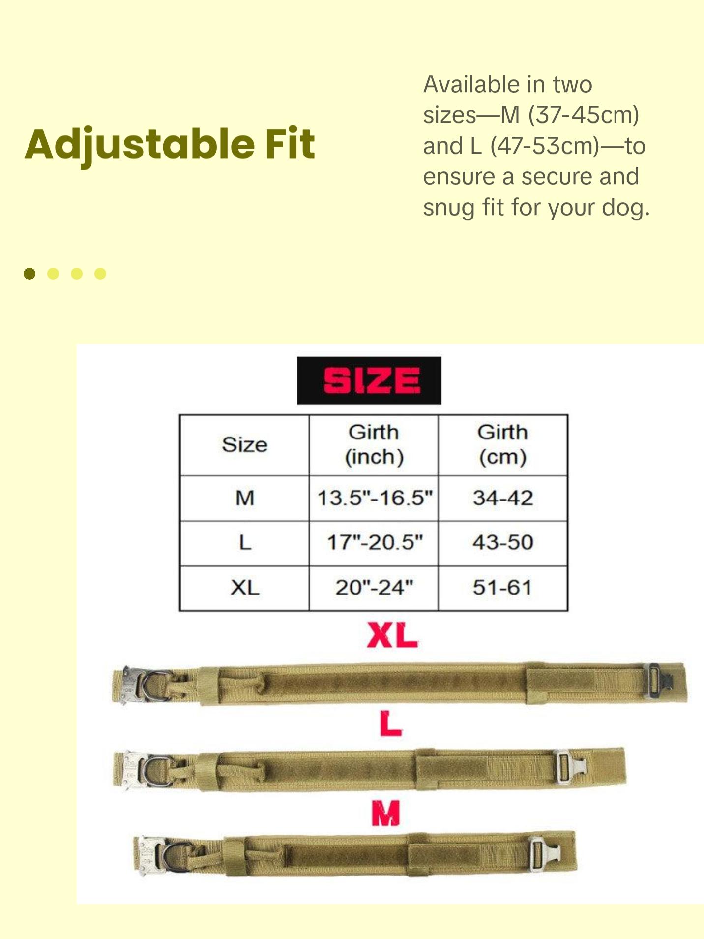 Heavy-Duty Dog Collar with Handle – Durable, Adjustable, Escape-Proof