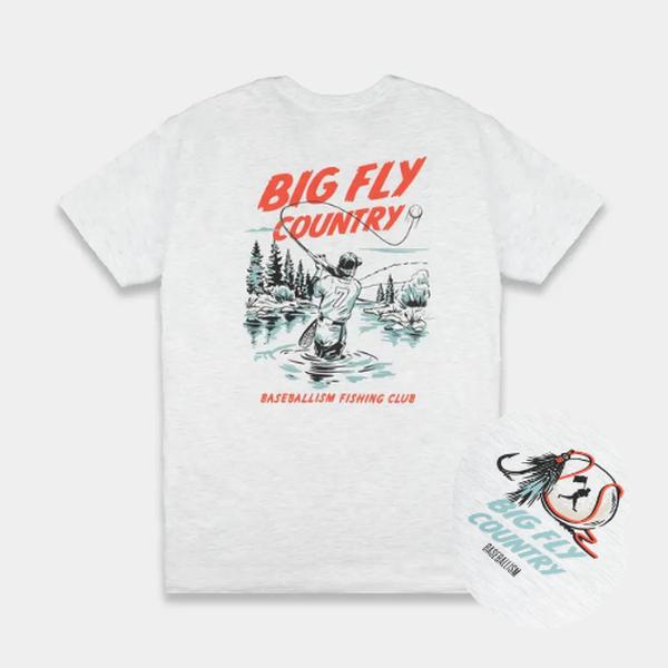 Big Fly Country Youth 2-side Tee, Baseball Tee, Funny Baseball Shirt, Casual Cotton Tee, Summer Sport Outfit