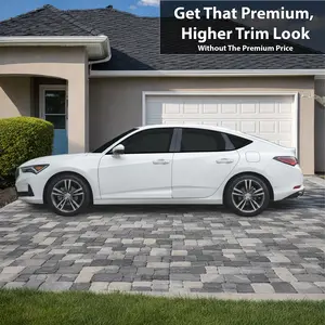 Acura Integra 2023-2026 Window Trim Blackout Chrome Delete Kit – Precut Gloss Black Vinyl Overlays